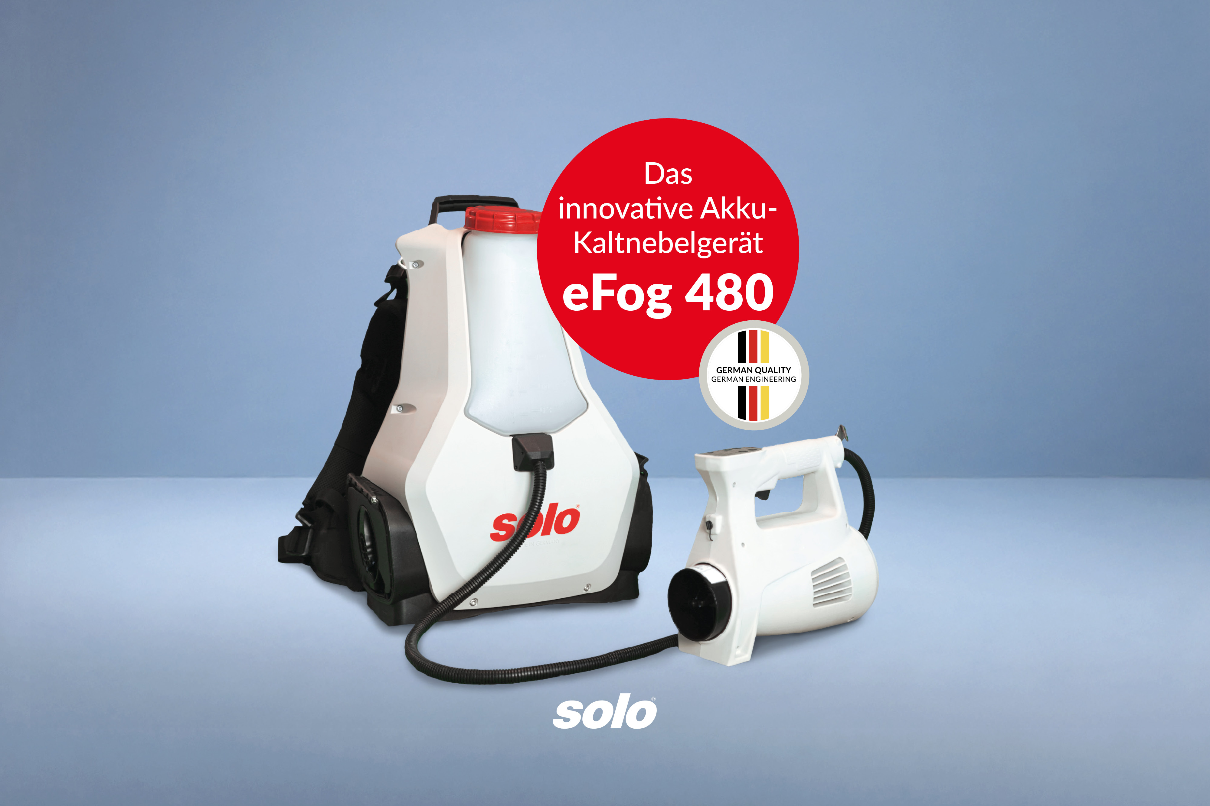 Now available: The innovative battery-powered cold fogger eFog 480