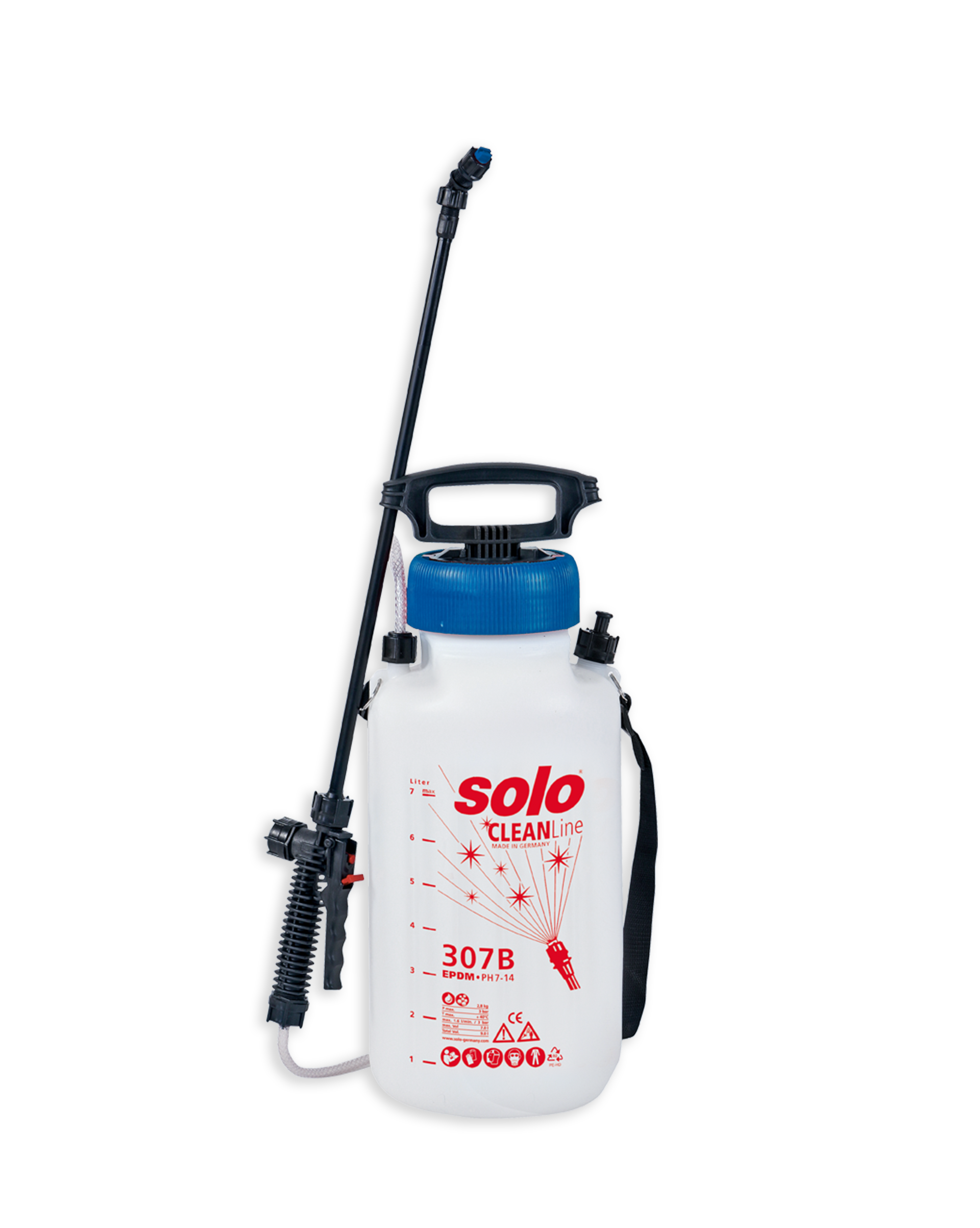 Drucksprüher 7L, pH-Wert 7-14 – 307 B