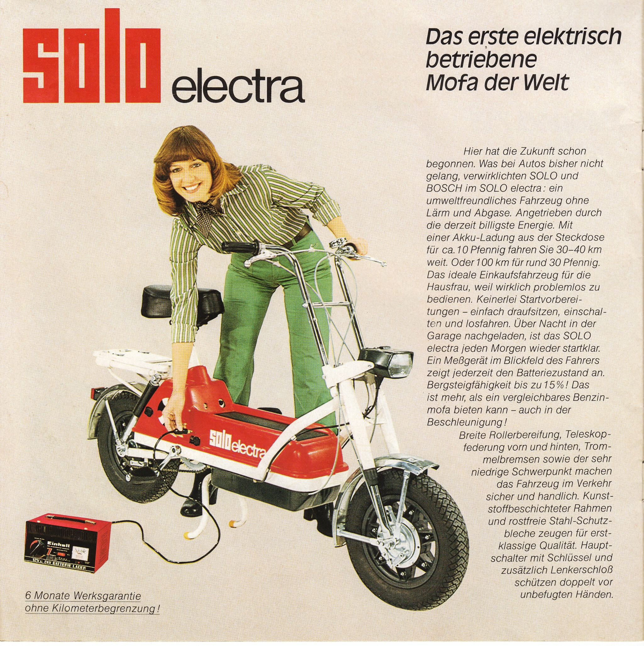 Die Geschichte der SOLO Electra Die Geschichte der SOLO Electra